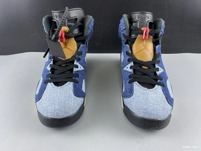 Rep Husky 6 Washed Denim CT5350-401 Jordan Air 0815